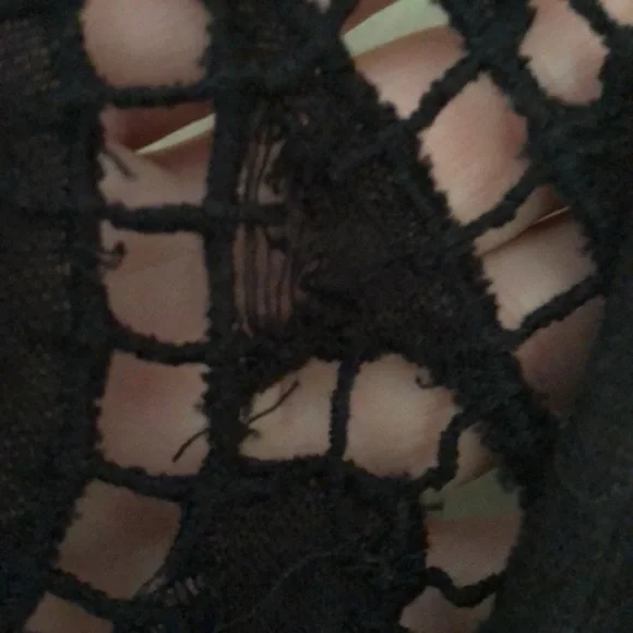 Free People Medium black cutout swing blouse - Picture 11 of 11